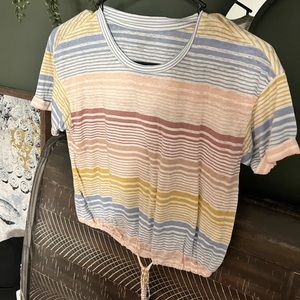 AE Stripes Crop Top